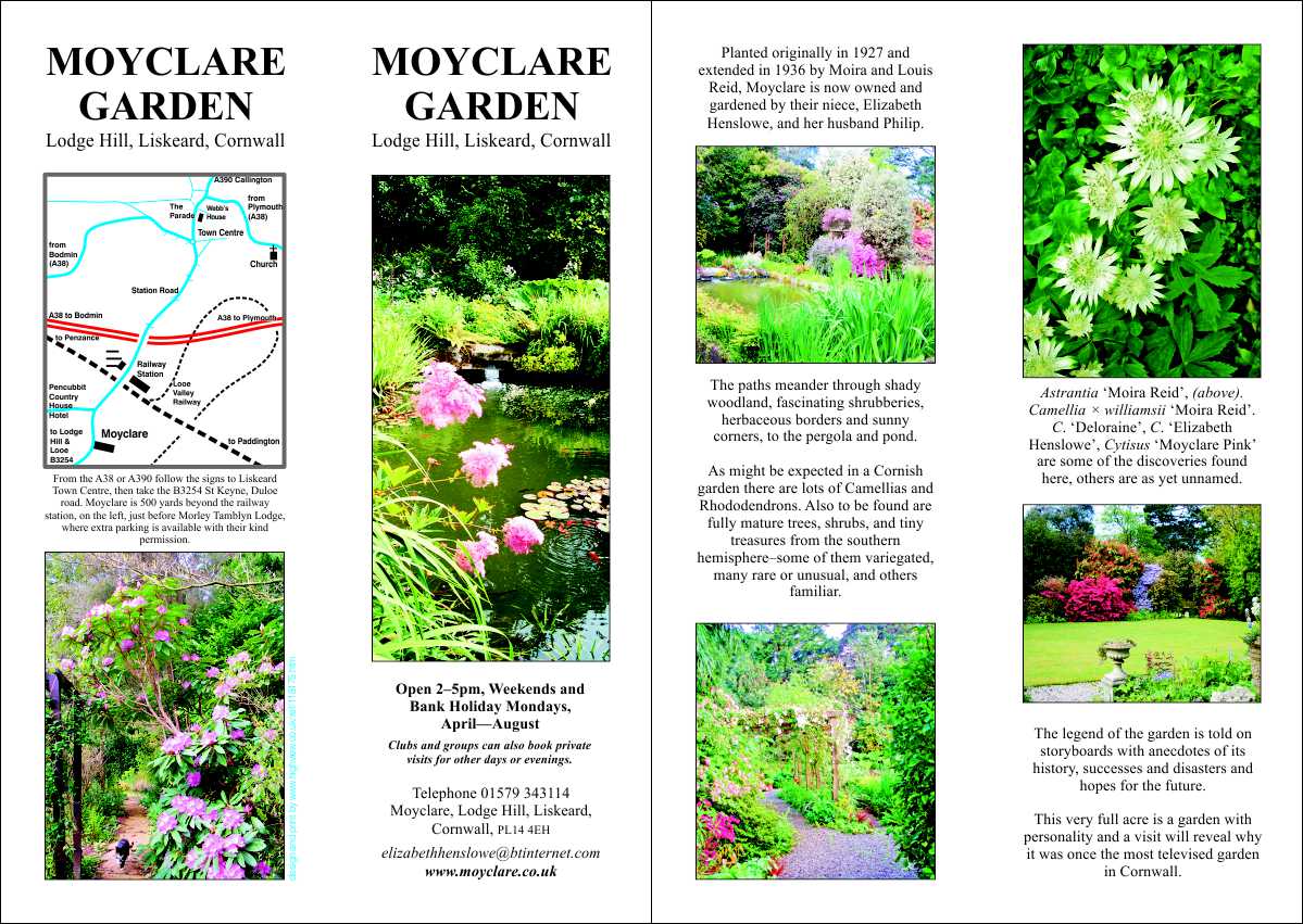 Handbill for Moyclare Garden